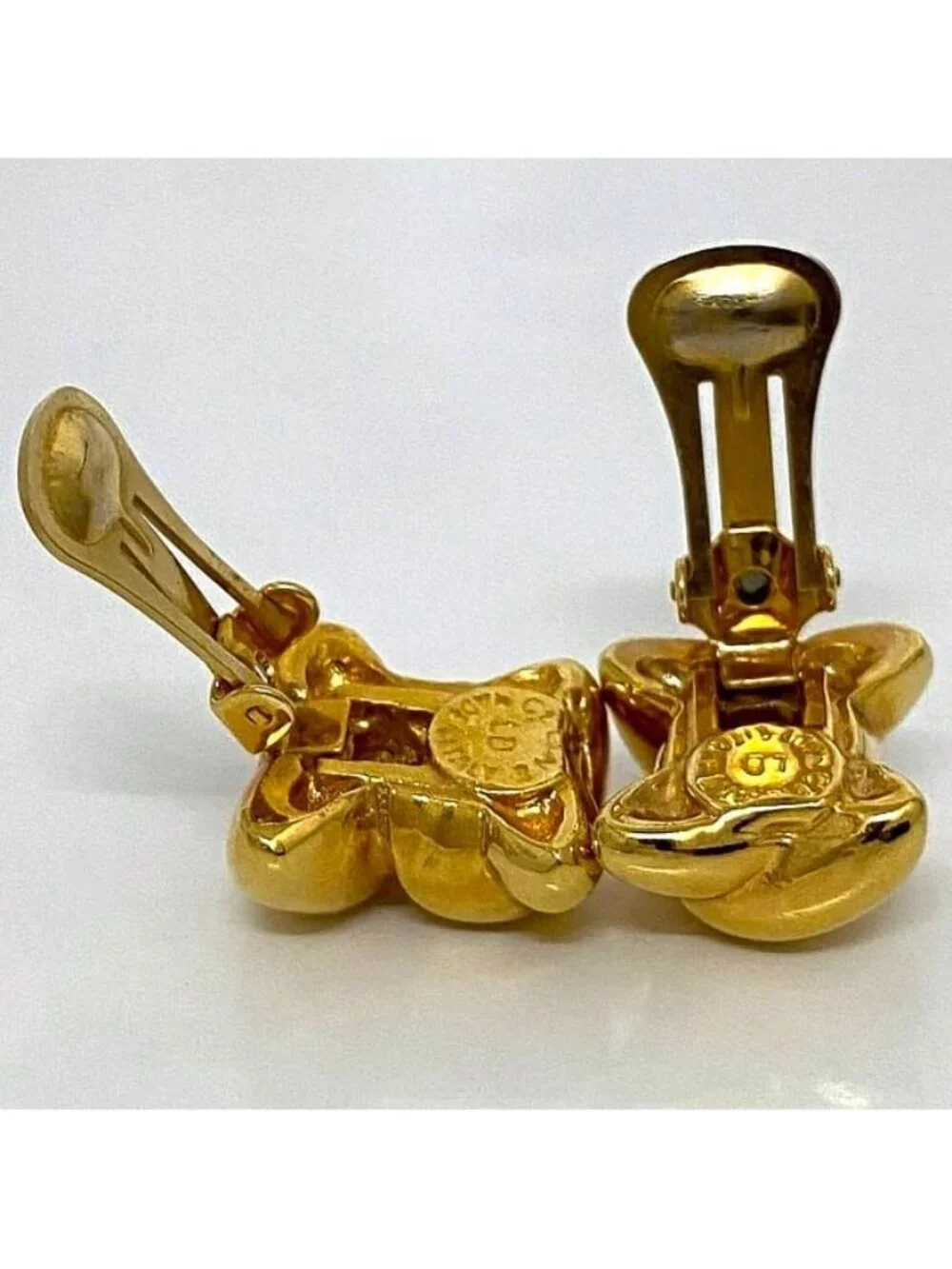 Celine Earrings Gold Triomphe - Picture 4 of 8